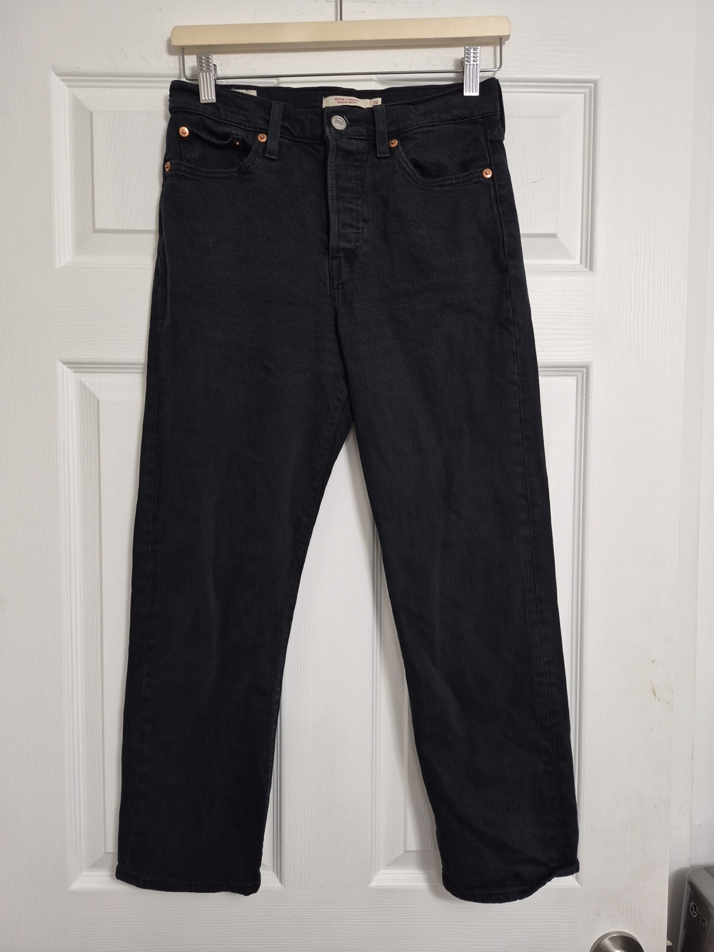 Levi's Black Straight-Leg Jeans - Classic Everyday Fit